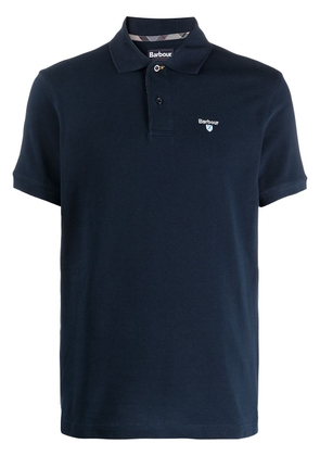 Barbour logo embroidered polo shirt - Blue