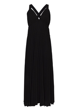 Proenza Schouler White Label Broomstick pleated tank dress - Black