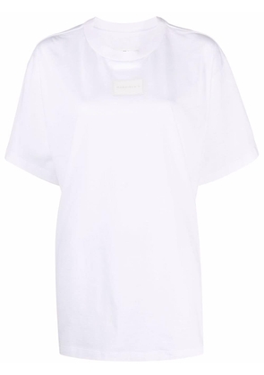 MM6 Maison Margiela logo-patch cotton T-shirt - White