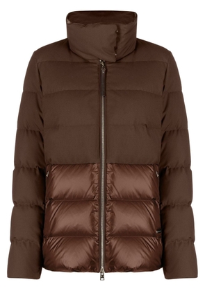 Woolrich zip-fastening padded jacket - Brown