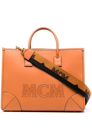 MCM large München tote bag - Brown