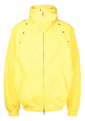 Walter Van Beirendonck stud embellished jacket - Yellow