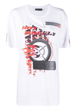 David Koma Hot Wheels graphic T-shirt - White