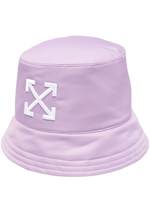 Off-White Arrows recycled bucket hat - Purple