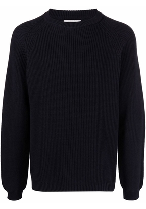 Woolrich ribbed-knit crew-neck jumper - Blue