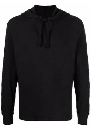 rag & bone lightweight cotton hoodie - Black
