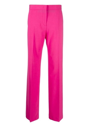 MSGM high-waist wide-leg wool trousers - Pink