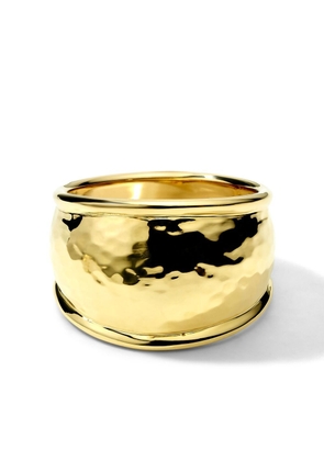 IPPOLITA 18kt yellow gold Classic medium hammered dome ring