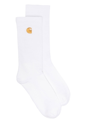 Carhartt WIP embroidered ankle socks - White