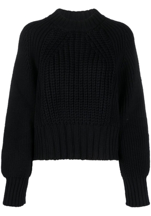 Thom Krom ribbed-knit wool jumper - Black