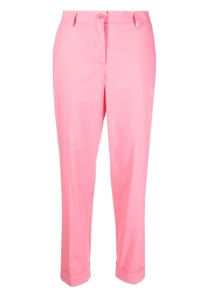 P.A.R.O.S.H. cotton straight-leg trousers - Pink