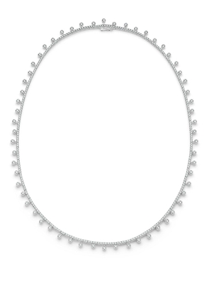 De Beers Jewellers 18kt white gold diamond Dewdrop necklace - Silver