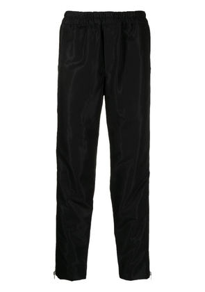 Black Comme Des Garçons side zip-detail trousers