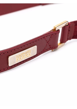 Gianfranco Ferré Pre-Owned 2000s logo plaque belt - Red