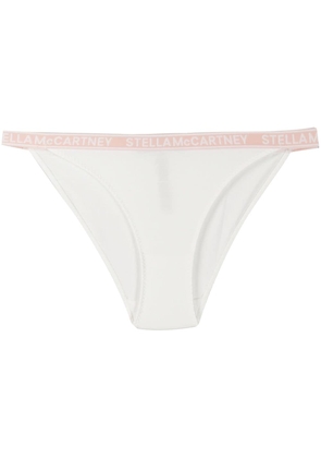 Stella McCartney jacquard logo bikini bottoms - White