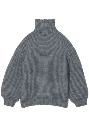 Proenza Schouler White Label roll-neck chunky knit jumper - Grey