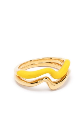 Missoma squiggle double ring - Gold