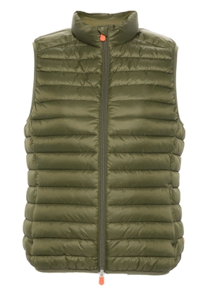Save The Duck quilted padded gilet - Green