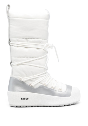 Bally Cathye padded lace-up boots - White