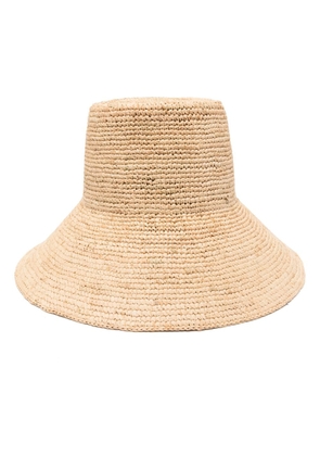 Seventy woven raffia sun hat - Neutrals