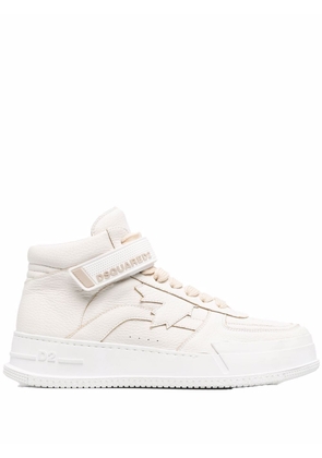 Dsquared2 logo-print lace-up sneakers - Neutrals