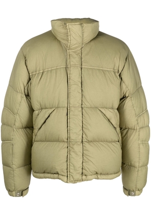 Ten C feather-down padded puffer jacket - Green