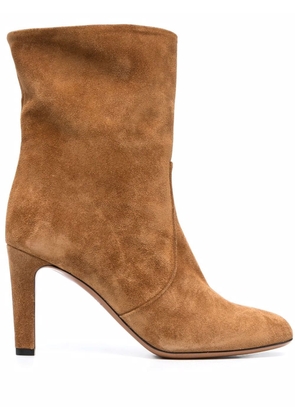 Bally heeled suede boots - Brown
