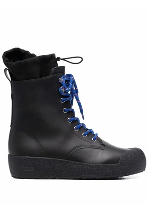 Bally chunky lace-up boots - Black