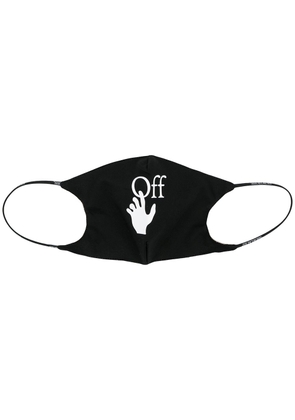 Off-White Hand logo face mask - Black