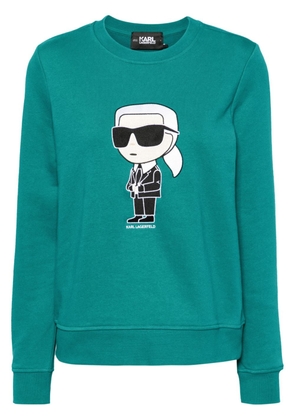 Karl Lagerfeld Karl Ikonik cotton sweatshirt - Green