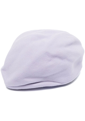 Comme Des Garçons Shirt logo-embroidered baker-boy cap - Purple