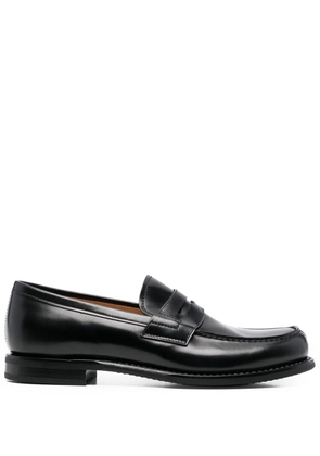Church's leather penny loafers - Black