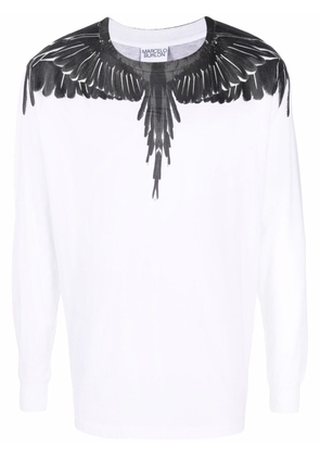 Marcelo Burlon County of Milan Icon Wings long-sleeve T-shirt - White