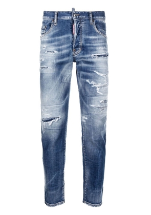 Dsquared2 ripped slim-fit jeans - Blue