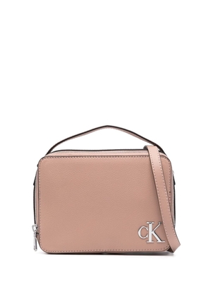 Calvin Klein Jeans logo-plaque crossbody bag - Pink