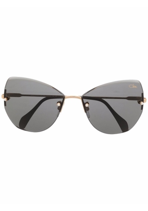 Cazal frameless cat-eye sunglasses - Black