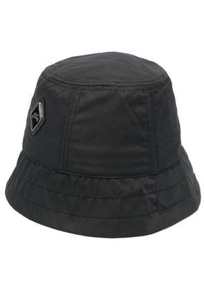A-COLD-WALL* logo-plaque bucket hat - Black