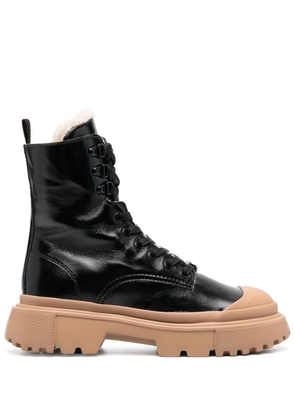 Hogan lace-up ankle boots - Black