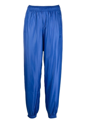 adidas high-waisted tapered trousers - Blue