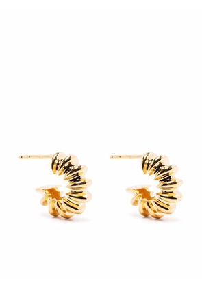 Missoma small rigged claw hoop earrings - Gold