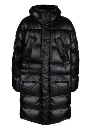 adidas Trefoil-logo padded coat - Black