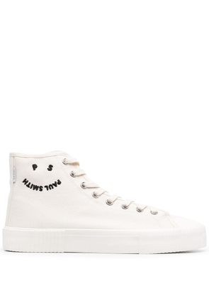 PS Paul Smith embroidered-logo sneakers - Neutrals