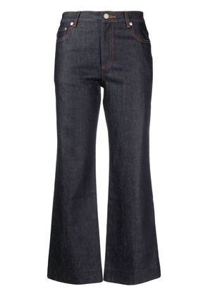 A.P.C. mid-rise cropped jeans - Blue