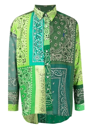 Readymade paisley-print shirt - Green
