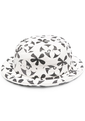 10 CORSO COMO floral jacquard bucket hat - White