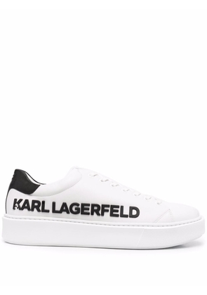 Karl Lagerfeld Karl Injekt embossed-logo low-top sneakers - White