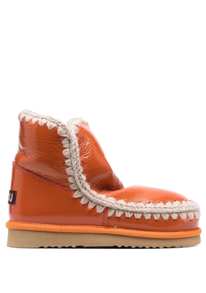 Mou Eskimo 18 leather boots - Orange