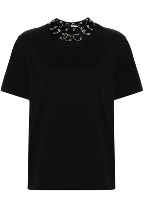 ROTATE BIRGER CHRISTENSEN metal-detailing T-shirt - Black