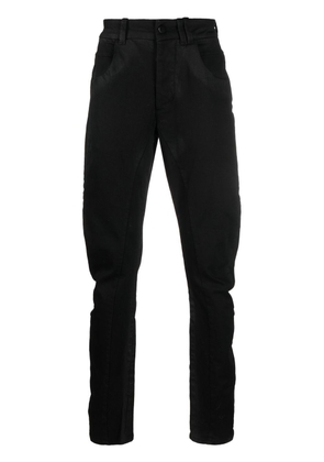 Thom Krom coated-finish skinny-cut jeans - Black