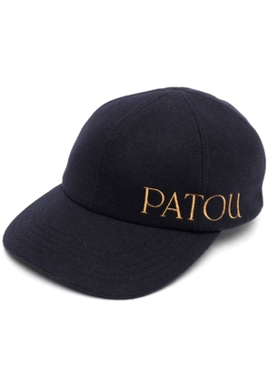 Patou embroidered logo cap - Blue